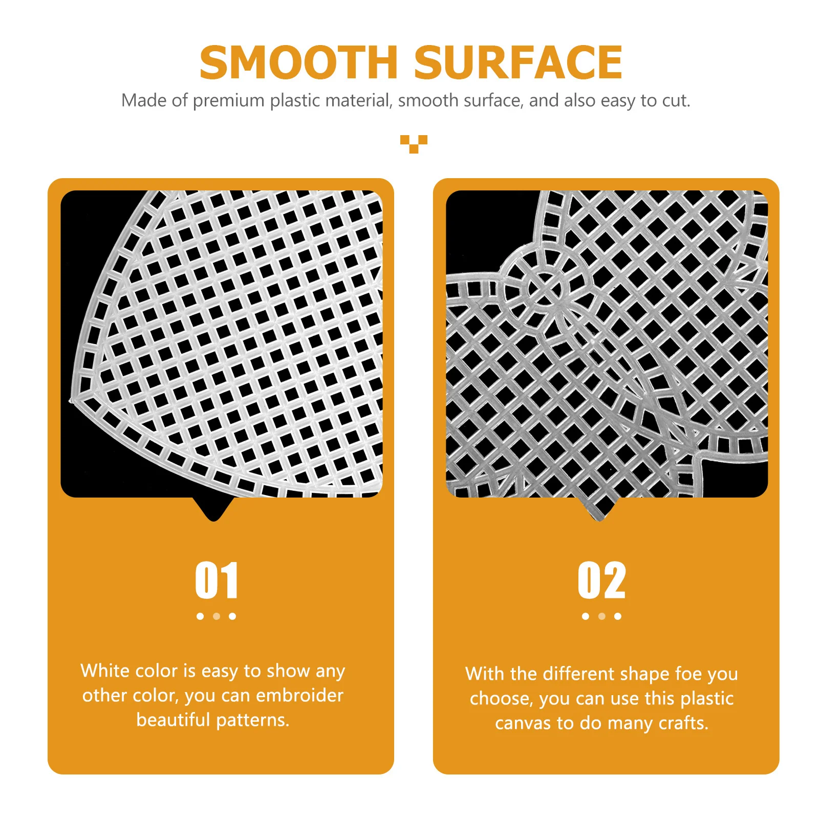 

70Pcs Embroidery Mesh Sheets Cross Stitch Plastic Canvas Sewing Supply for DIY Stitching Crafts Tapestry Darning Needle Helper