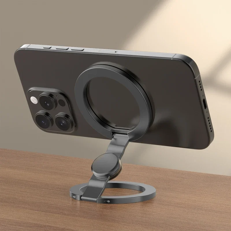 Двусторонний Складной Держатель для iPhone с MagSafe и 360° Вращением — фото товара