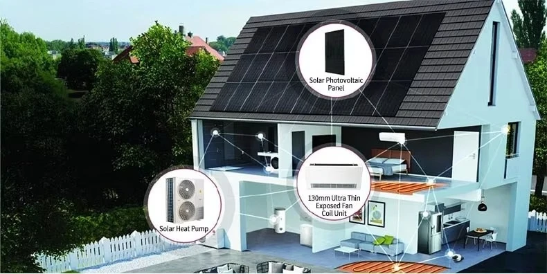 Solar air Conditioner AC DC Hybrid Solar Power Energy air Conditioner 9K 12k 18k 24k BTU WIFI Cooling and Heating Factory Price - view 5