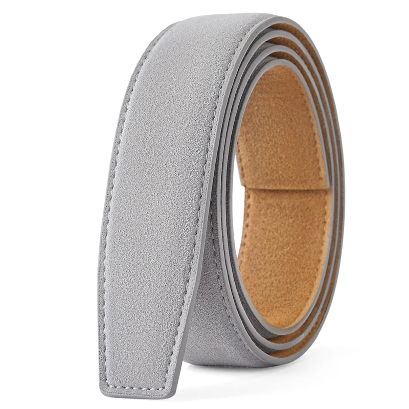 3.5cm Unisex Belt Suede Design Popular Style Designer Belts Soft Leather Suitable for Automatic Buckle