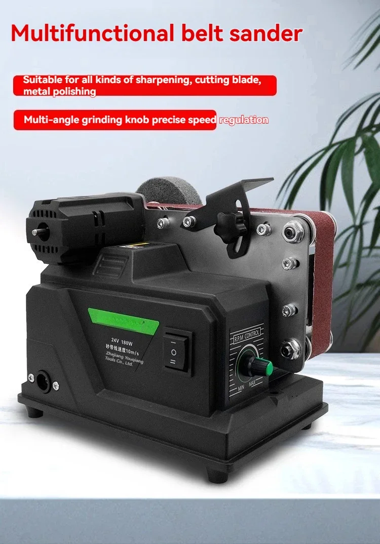 New Belt sander, small electric knife sharpener, DIY polishing machine, multi-functional knife sharpener, grinding machine