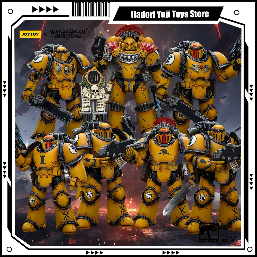 [In-Stock]JOYTOY Warhammer The Horus Heresy Action Figure Imperial Fists Legion MkIII Movable Squad Joint Figurine Model Toys