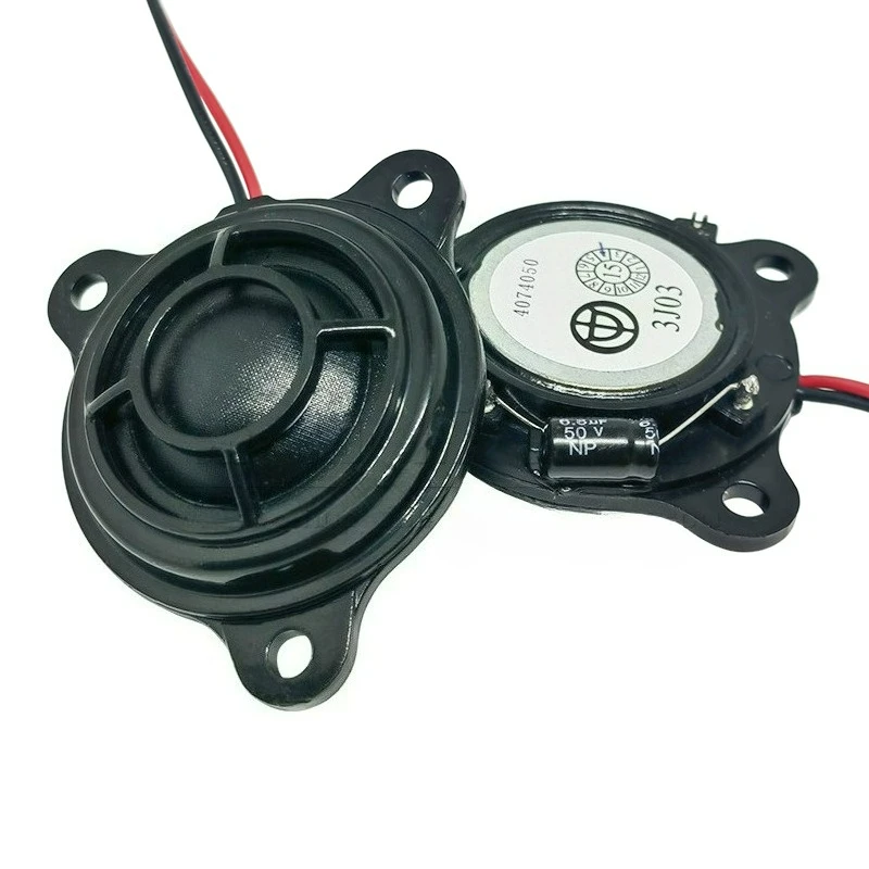 SOTAMIA 2Pcs 48mm Tweeter Audio Speaker 4 Ohm 20W Triangle Positioning Hole Car Silk Speaker DIY Tweeter Car Audio Modification