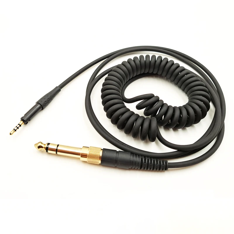 

For Sennheiser HD6DJ MIX HD8 HD7 HD598 HD2.30 HD598SE HD549 HD569 HD579 HD595 6.35mm Large Plug to 2.5mm Spring Headphone Cable