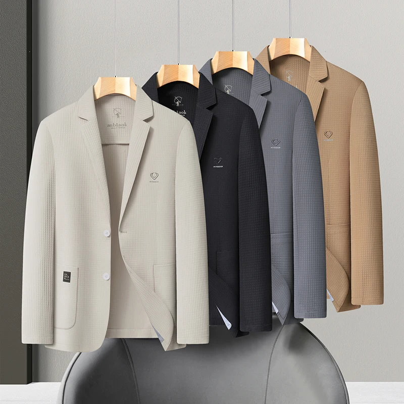 

Men's high-end business casual suits and casual smart blazers for young adults and fashionable versatile business suits