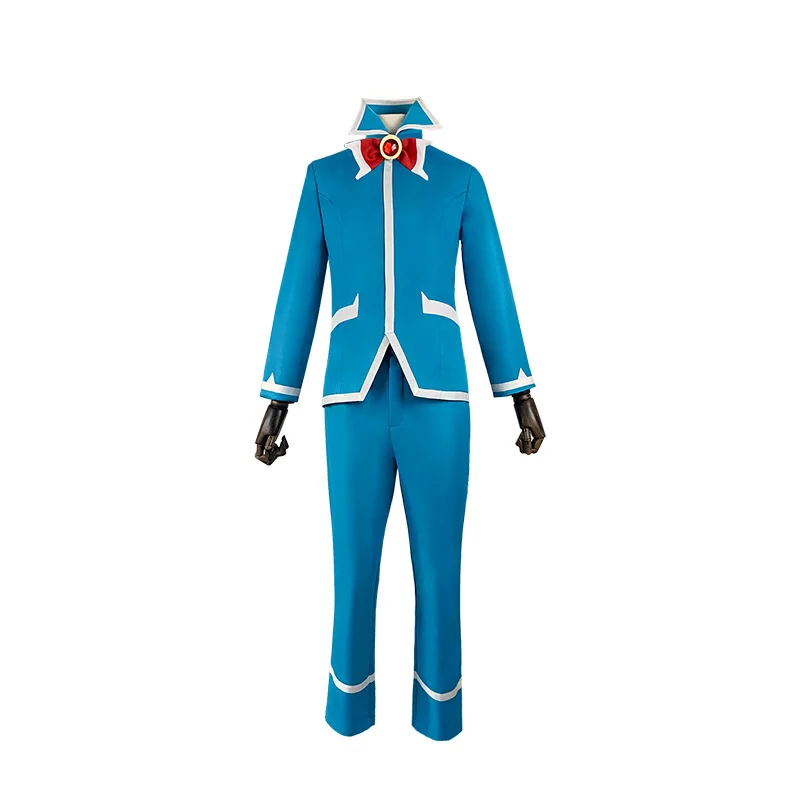 Anime Welcome to Demon School! Cosplay Costume Iruma-kun Suzuki Iruma Uniform Cos Jacket Pants Bow Tie Suit Halloween Party Wear