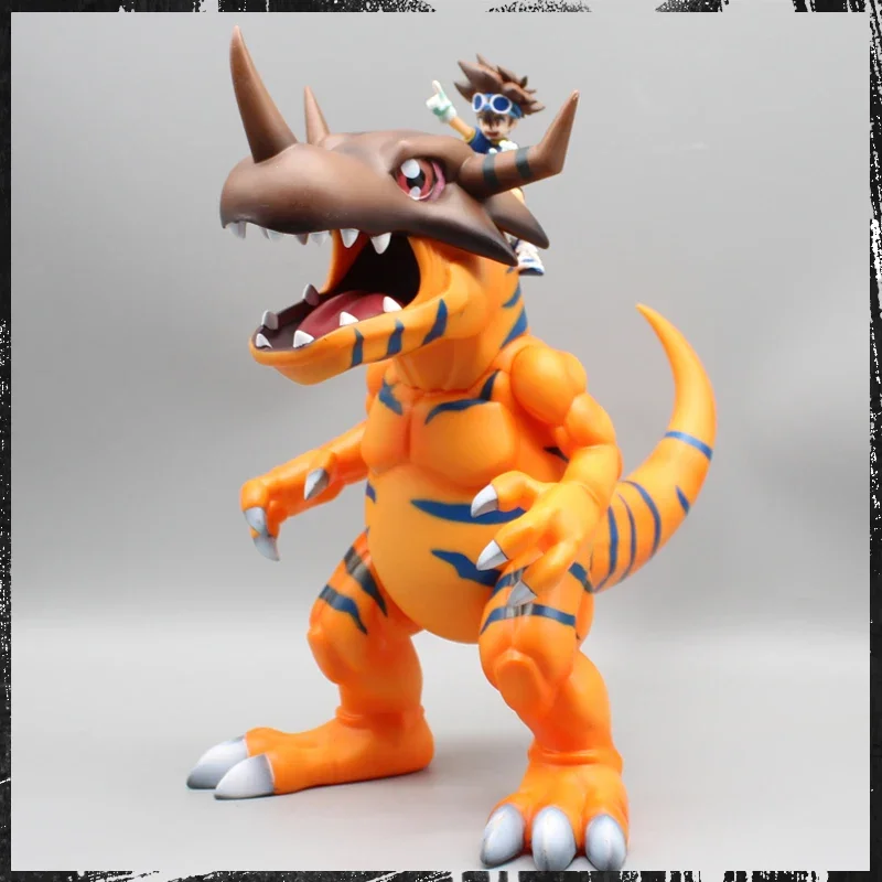 

Digimon Adventure Anime Figure 30cm Greymon Action Figurine Yagami Taichi Toy For Kids Exquisite Decoration Christmas Gift