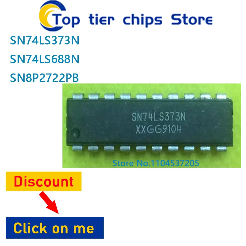 10PCS/LOT  SN74LS373N SN74LS688N SN8P2722PB DIP20 100% NEW