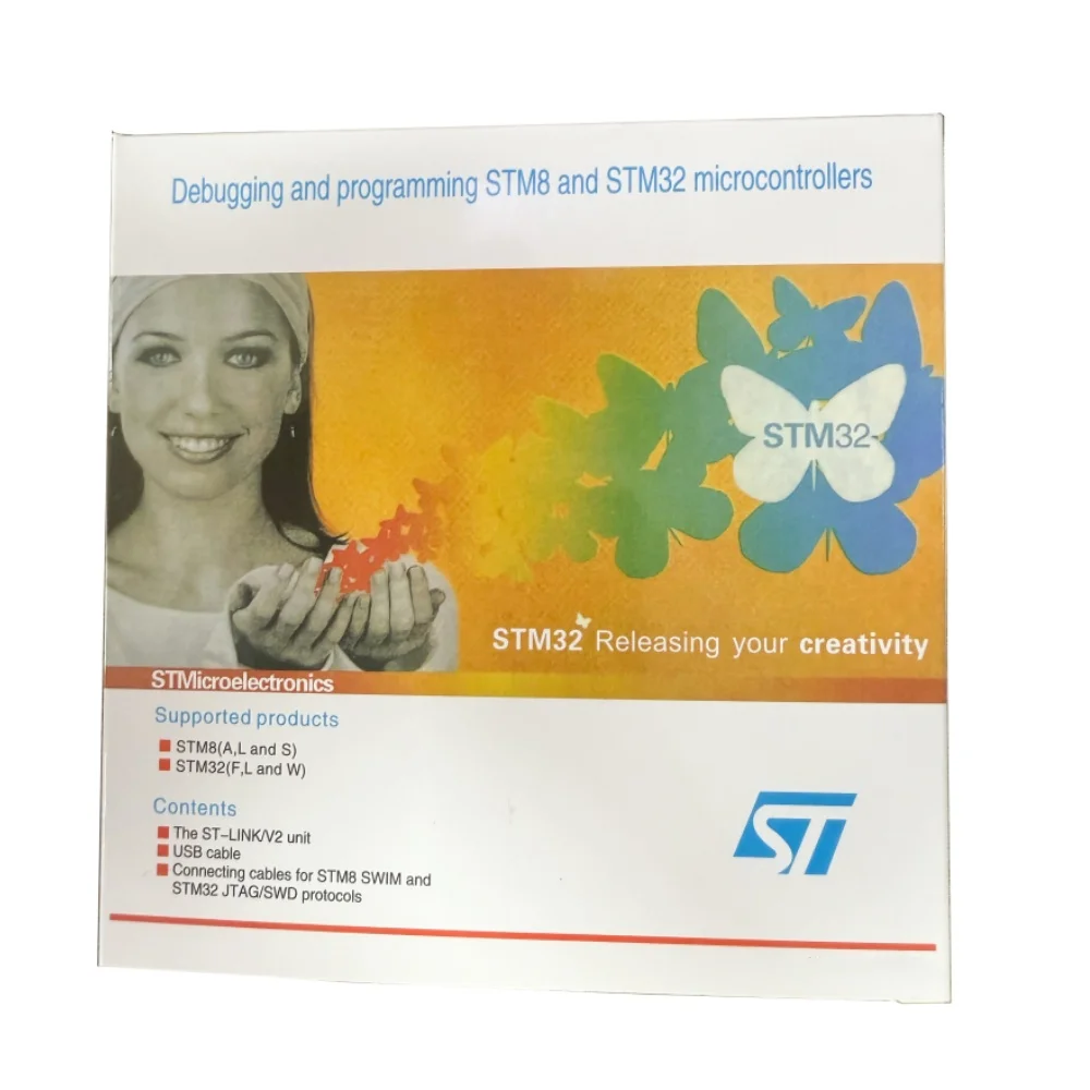 ST-LINK V2 تنزيل محاكاة تصحيح الأخطاء برمجة حرق الخط STM32/STM8 Stlinkv2 تنزيل