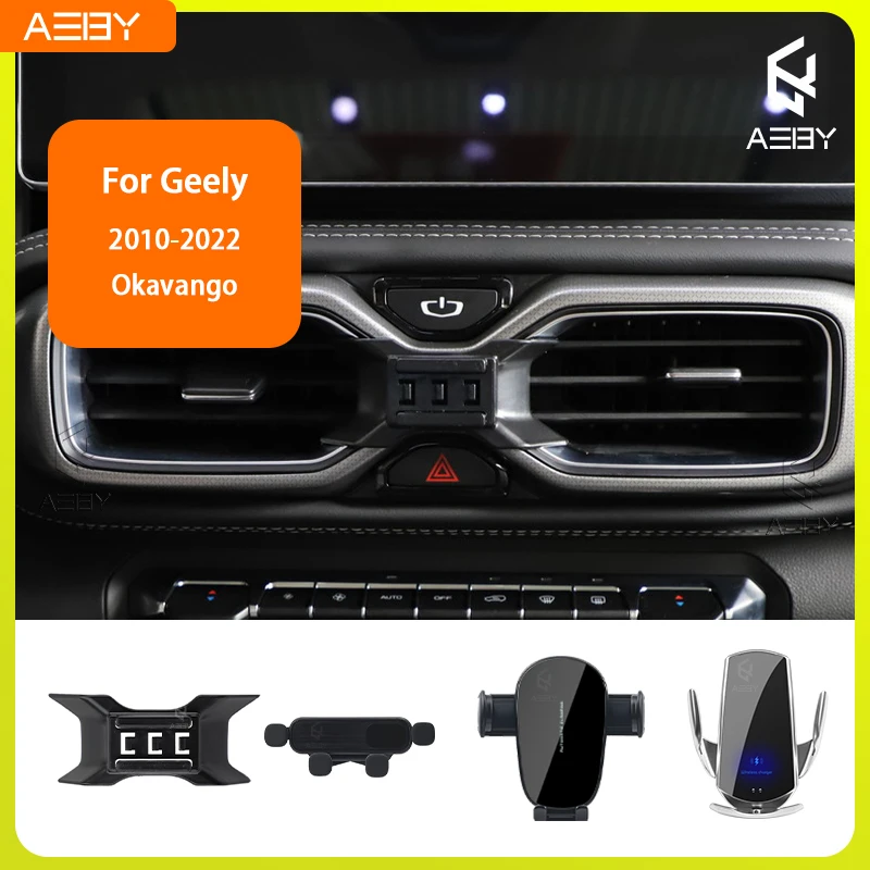 Für Geely Okavango 2020-2022 Handyhalterung Auto-Mobiltelefon-Halterung Spezielle Fixierte Halterung Basis Kabellose Ladestation Innenraum