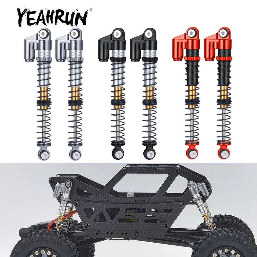 YEAHRUN 53mm Aluminum Alloy Shock Absorber Damper for Axial SCX24 Deadbolt C10 Wrangler Gladiator Bronco 1/24 RC Crawler Car