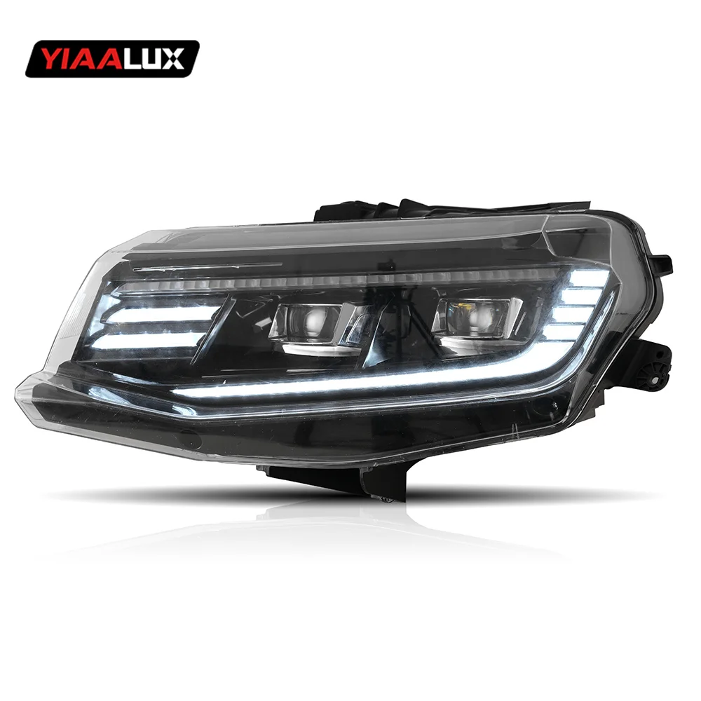 Vland FULL LED HEADLIGHT for CHEVROLET CAMARO 2016 2017 2018 LED HEADLAMP WITH TURN SIGNAL LIGHT and DAYTIME RUNNING LIGHT