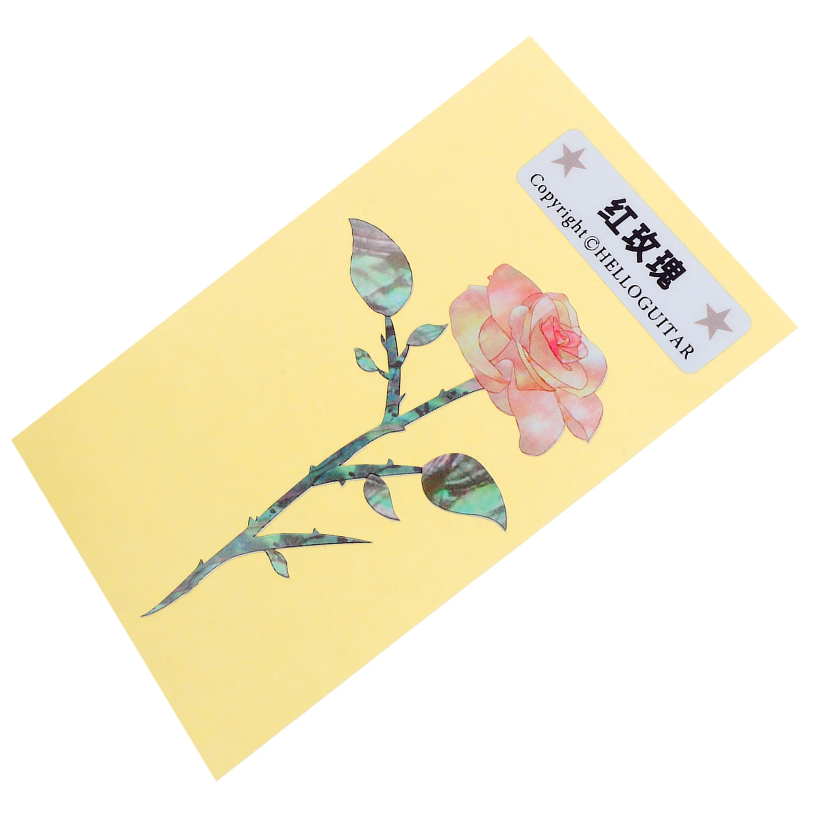 

Guitar Sticker Fretboard Decal PVC Acoustic Bass Funny Stickers Guitar Head Decals Animal Musical Instrument Accessories