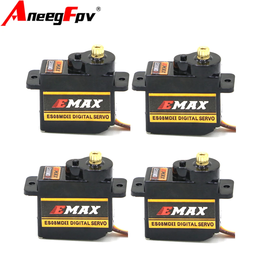 EMAX ES08MDII Metal GEAR Digital Servo up SG90 MG90S  ES08A  ES08MA TREX 450 For Rc Airplane