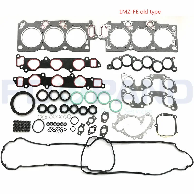 1Mzfe 1MZ-FE Motor Complete Herbouw Pakking Set 04111-20041 Fortoyota Camry Saloon/Estate CV2 XV2 Forlexus ES300 3.0 V6 24V