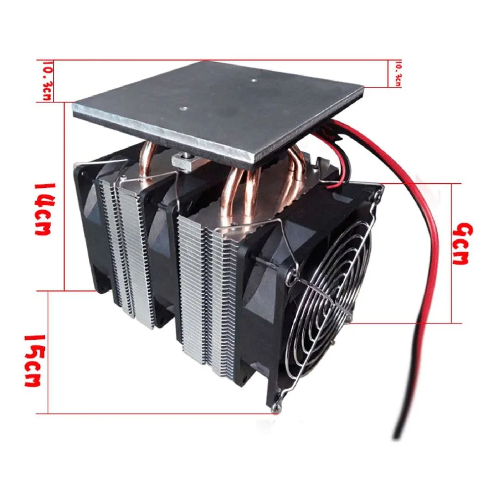 12V 120W Peltier Chip Semiconductor Cooling Plate Refrigerator Large Power Assisted Computer Cooling Plate
