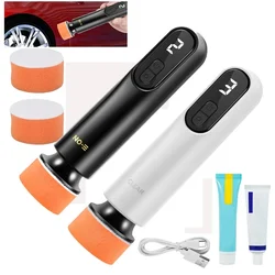 Car Polisher Mini Wireless Polisher Car Polishing Waxing Machine Electric Waxing Repairing Sander Polish 12000rpm 3 Speeds USB
