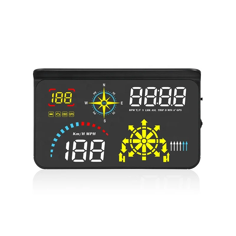 Universal Smart Gauge Arrival Q10 HUD+GPS NavigationDigital Speedometer Car Head up Display Diagnostic Tool Car Hud Obd