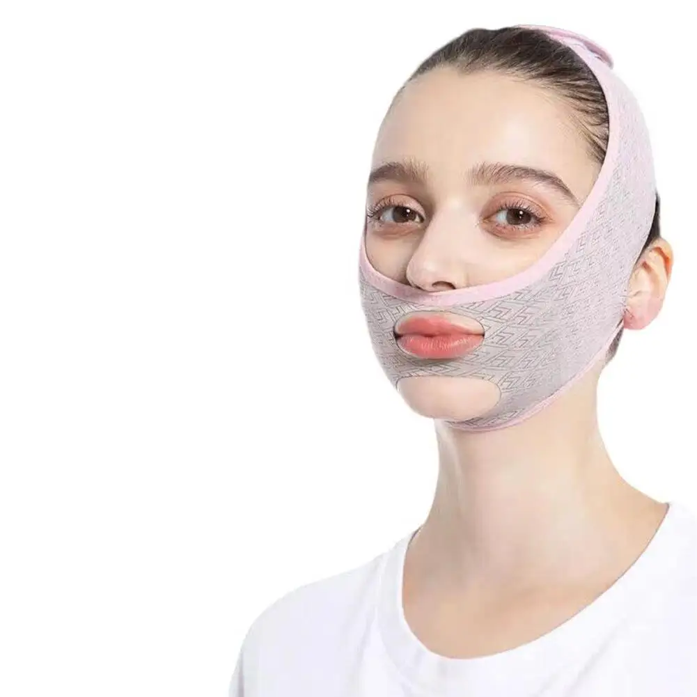 Mento Guancia Benda Dimagrante V Linea Maschera di Sollevamento V Shaper Maschera per Dormire Anti Salute Ascensore Fascia per il Viso Cinghia di Bellezza Rughe R7W2