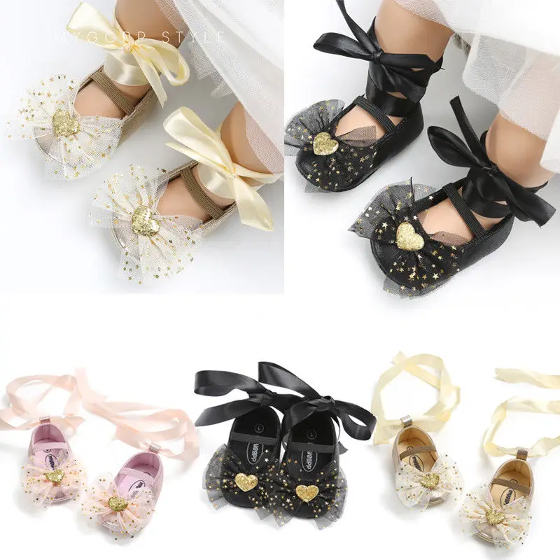 

Princess Lovely Toddler Baby Girls Boys Shoes Crib Shoes Sequined Bow Floral Slip on Lace Belt Baby Shoes Toddler Shoes Girl