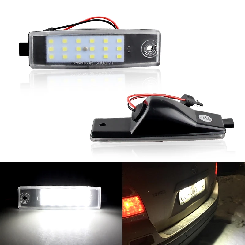 2Pcs Error Free LED License Plate Light For Kia Ceed JD ED Hyundai I30 GD CW Elantra GT Accent Car Tail Number Back light Lamps