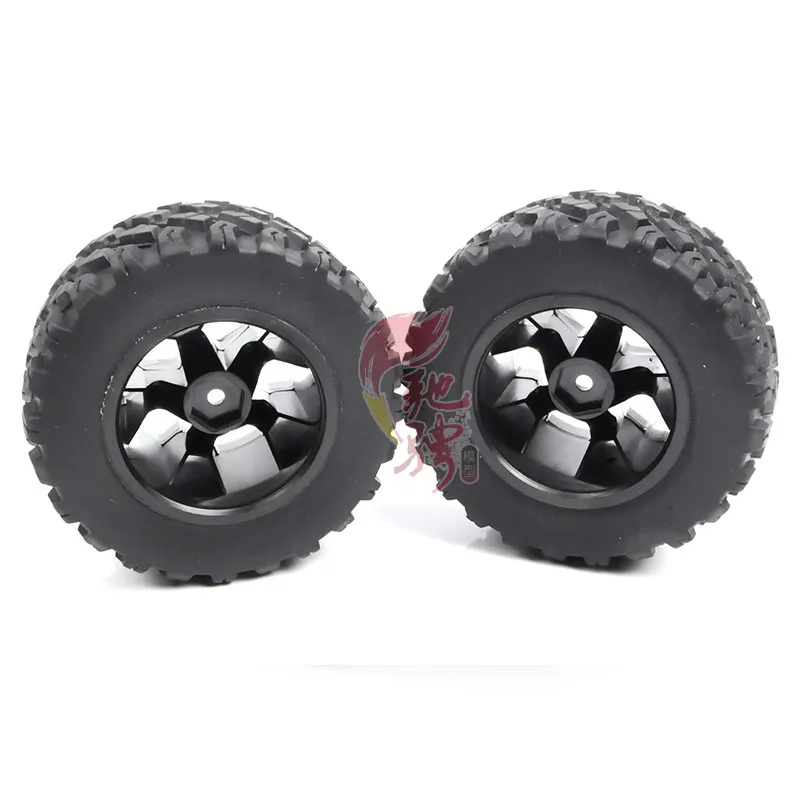 MJX 14207 Original Tire 1/14 RC Car General Accessories P14307 Tire Assembly (2PCS)