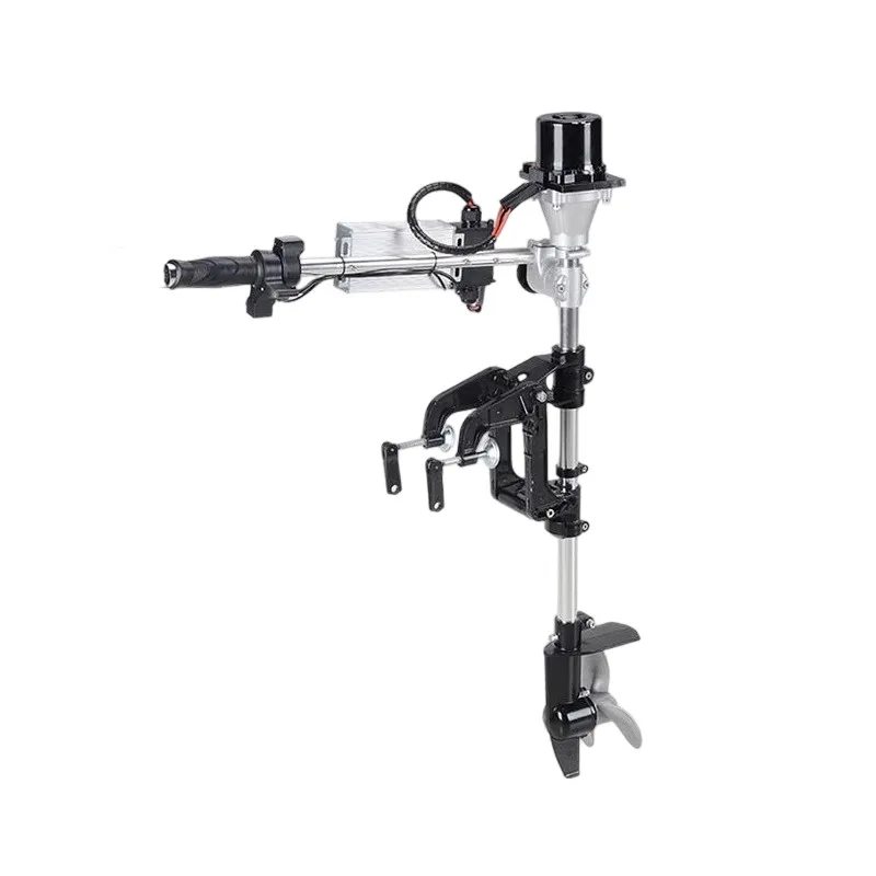 

Brushless/Brushed Electric Outboard Motor 280W-1152W 12V/24V/48V, Energy Saving, Quiet & Stable for Kayak, Canoe, Fishing Boat