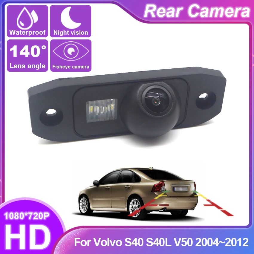 

Car Rear View Back Up Reverse Parking Camera For Volvo S40 S40L V50 2004~2012 CCD HD Night Vision Waterproof high quality camera