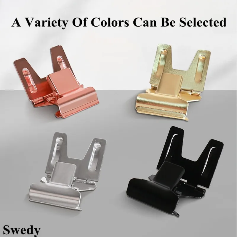 10 Pieces Tabletop Price Label Harp-Clip Table Number Recipe Holder Reserved Place Card Holder Stand Menu Sign Holder Clip