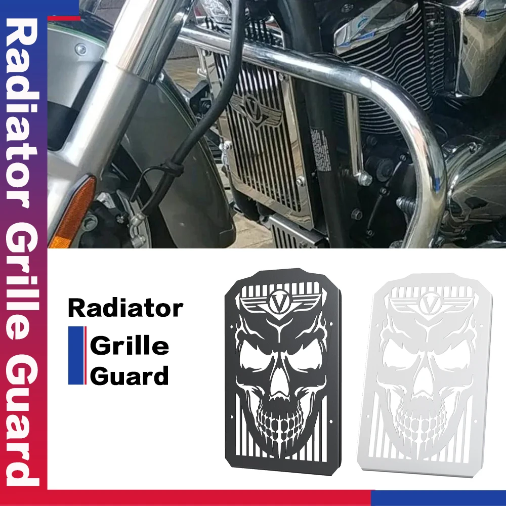 

Motorcycle Aluminium Radiator Cover Bezel Grille Guard Protector For KAWASAKI Vulcan900 VN900 Classic /LT VN900 Custom 2006-2024