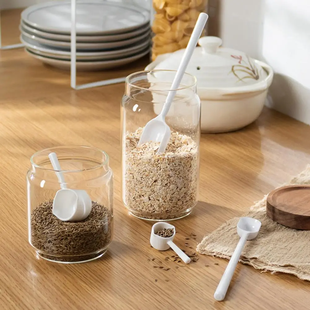 2Pcs/Set Practical Eco-friendly 4 Styles Measuring Scoops Ergonomic Handle Coffee Scoops for Cooking Coffee Scoops