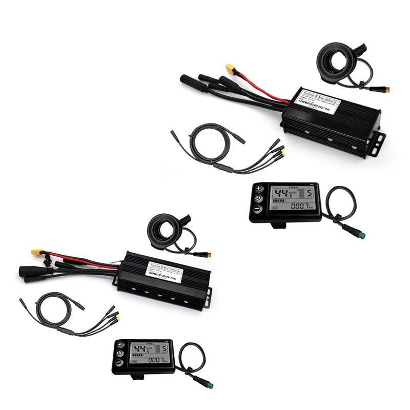 

ABJM-трехрежимный синусоидальный контроллер Ebike 24 В/36 В/48 В с водонепроницаемым разъемом ЖК-дисплея S866