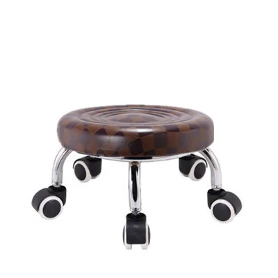 

Mobile Small Stool, Children's Toddler Stool, Floor Wiping Pulley, Shoe Changing Retractable Leisure Stool