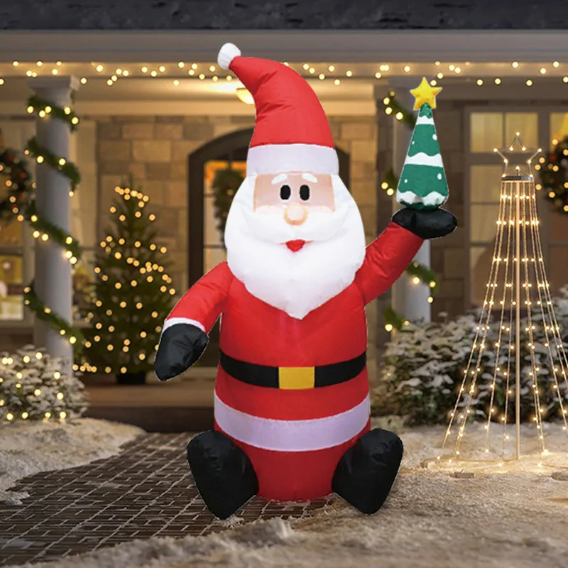 

Christmas Venue Layout Inflatable Santa Claus Lighting Air Model