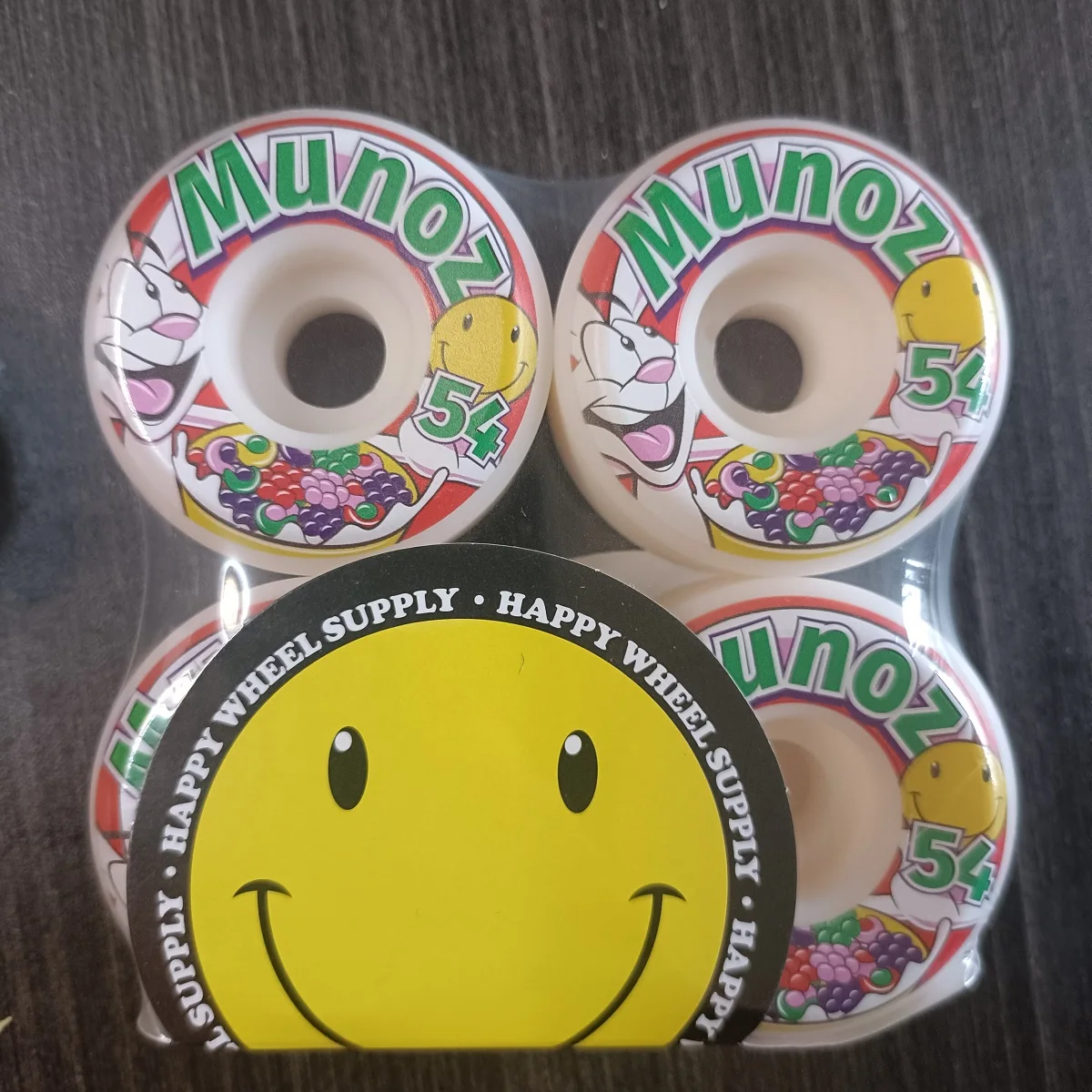 pro skateboard wheel 52mm 53mm 54mm a cut shape 104a conical shape happy