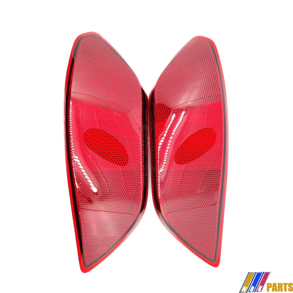 For 11-14 L&R Porsche Cayenne 92A 958 Base Turbo GTS S Sport Side Rear Reflector bumper Left Right Pair