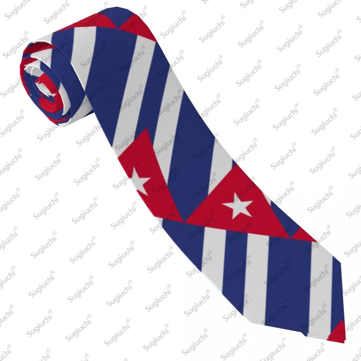 2026 كوبا العلم حفل زفاف ربطات العنق للرجال النساء عادية منقوشة التعادل الدعاوى سليم ربطة العنق Gravatas للهدايا #2