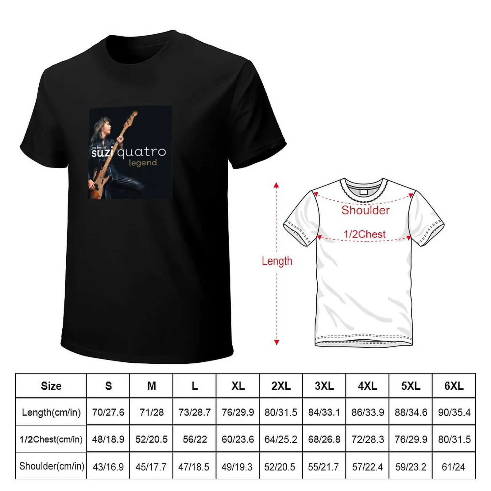 suzi quatro legend T-Shirt customizeds designer shirts Men's t shirts