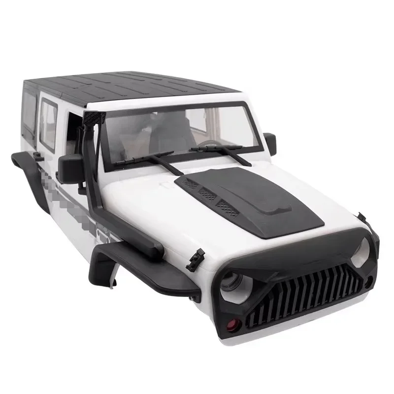 1/10 Scale RC Crawler Body Shell for 313mm Wheelbase custom size Wrangler Shell With Interior RC Vehicle DIY Modification Parts