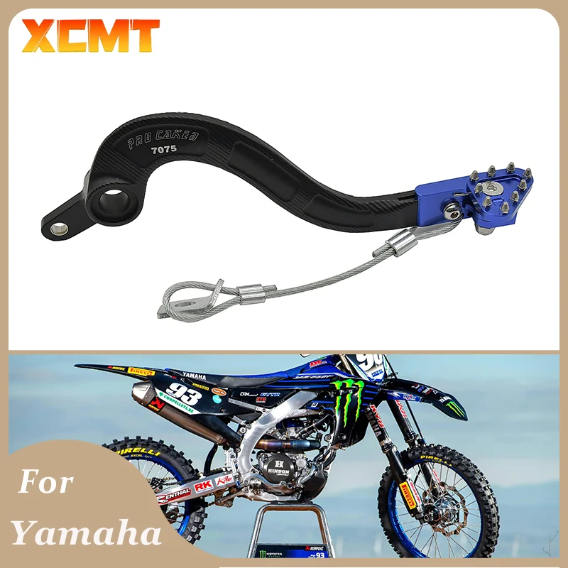 Motocross CNC Aluminum Rear Brake Pedal Lever For Yamaha YZ450F YZ450FX WR450F YZ 450F 450FX 450 F FX WR 2010-2020 MX Motorbike