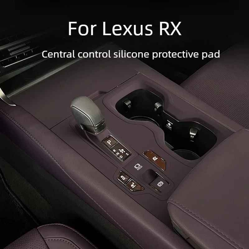 

Center Console Panel Silicone Protective Pad, Interior Decor Protective Film for Lexus RX350h RX500h