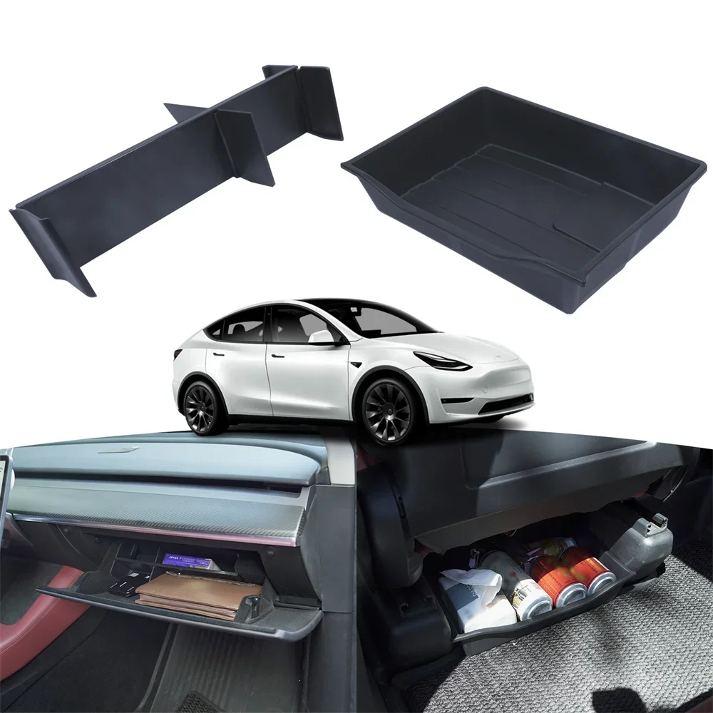 Pop Auto Interior Accessories Fit For Model Y 2016 2017 2018 2019 2020 2021 2022 Storage Box Auto Key Case