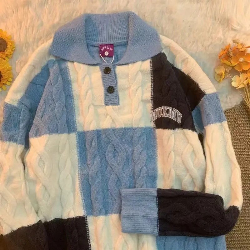 

Свободный мужской вязаный свитер, повседневный длинный свек, верхняя часть, осень-зима, большие размеры 250, Pou Faionable Basic Crew Ne