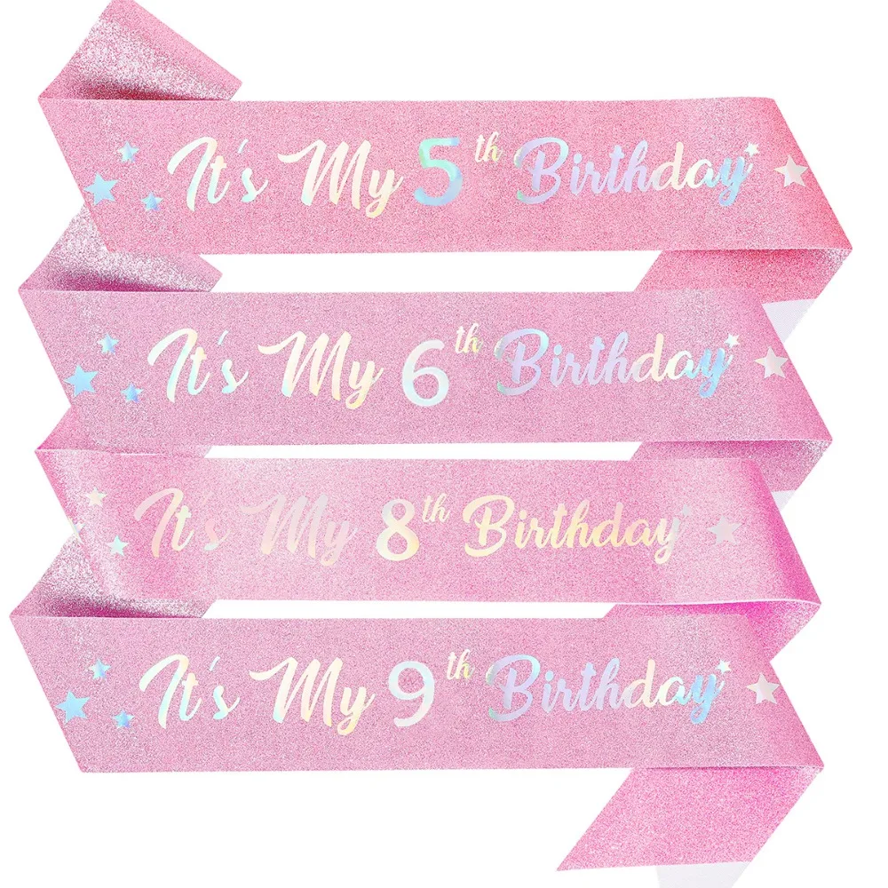 �y�Z�[�����zIt's My 2nd 3rd 4th 6th 10th 16th 21th Birthday �T�e���T�b�V�� �q�� ���̎q �a�����p�[�e�B�[�̋L�O�i �f�R���[�V�����p�i �O���b�^�[�s���N