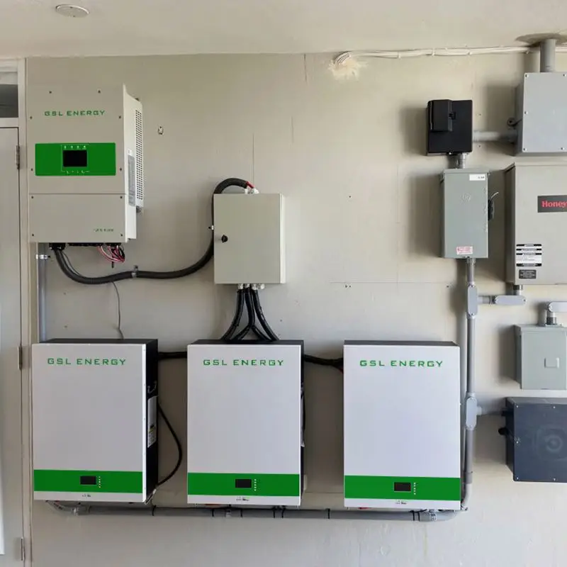 GSL ENERGY 48V 100AH/200AH/280AH Lithium Lifepo4 Battery Packs 15 Years Warranty CAN Communication for Solar Energy Storage