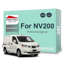 9Pcs For Nissan NV200 2010-2021 2022 LED Interior Light Kit License Plate Light Led Bulbs Canbus