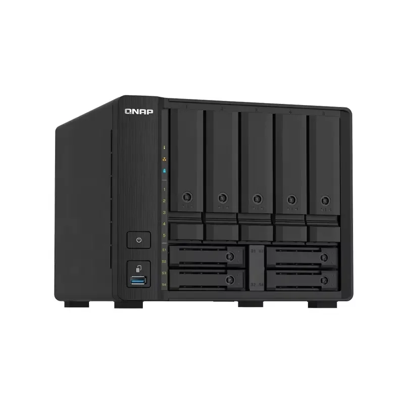 Applicable to TS-932PX 9 Bay NAS Bracket 2U Rackmount Chassis for 10GbE SFP+ 2.5GbE High Speed Network Storage File Backup