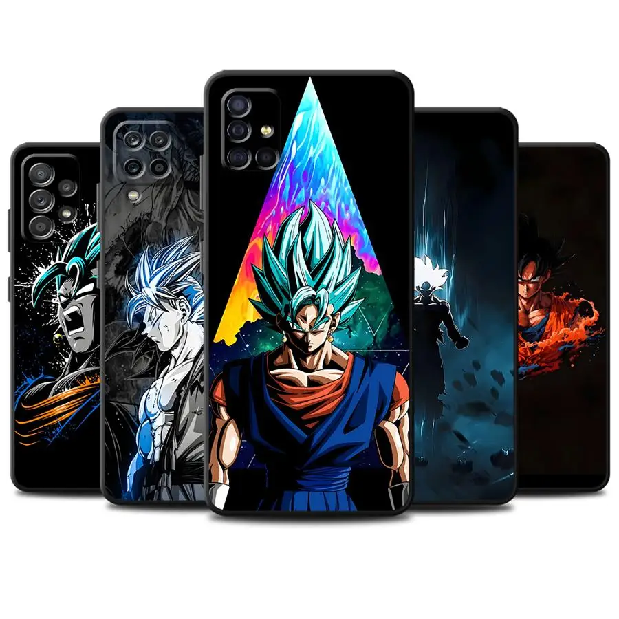 

Soft Shell Case for Samsung Galaxy Note8 Note9 S10 Plus S10e S8 S9 Note20 Ultra Note10 Plus Dragon Ball Goku Art