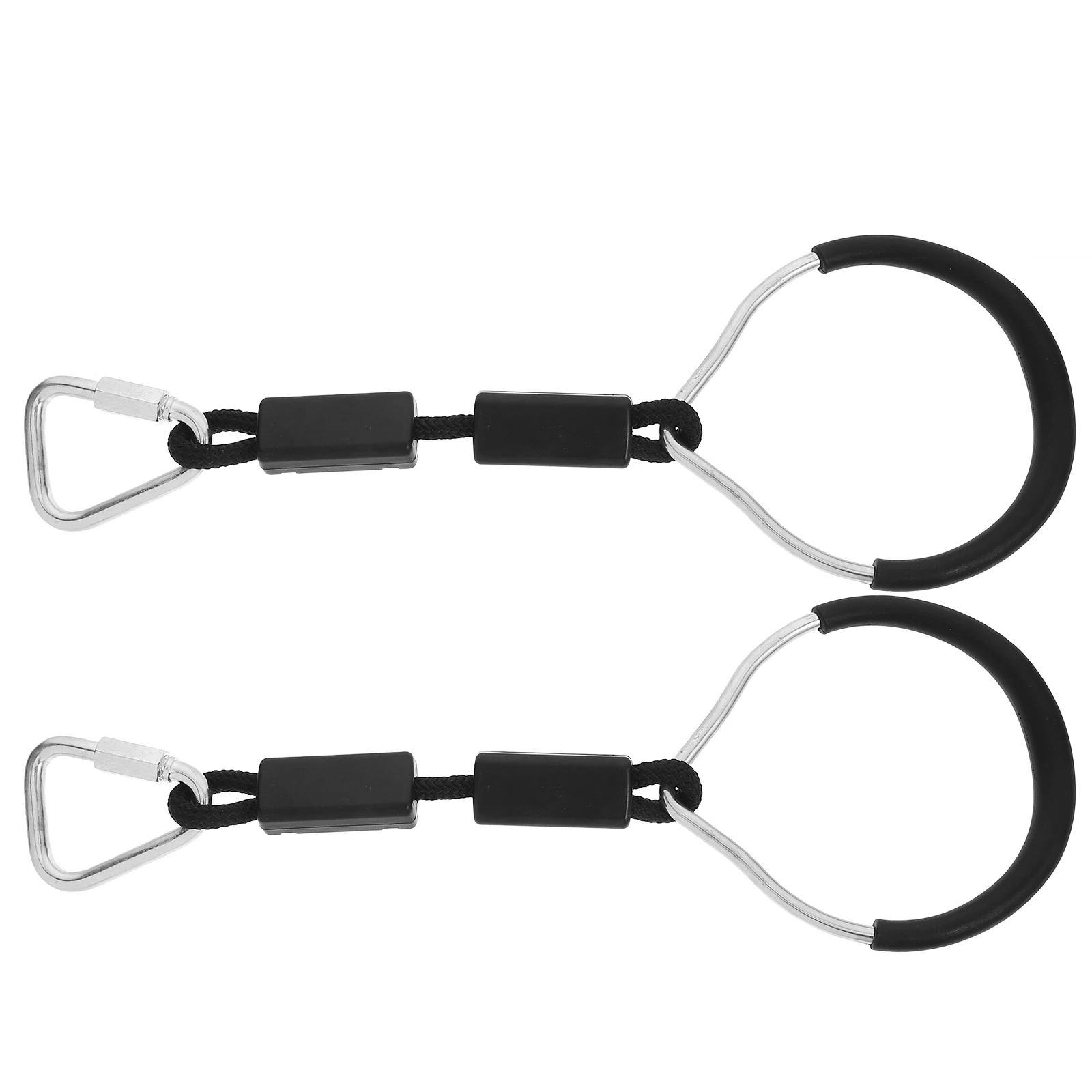 

2pcs Colorful Rings For Kids Smooth Climbing Kids Gymnastic Outdoor Playground Fitness Exercise Set Yellow