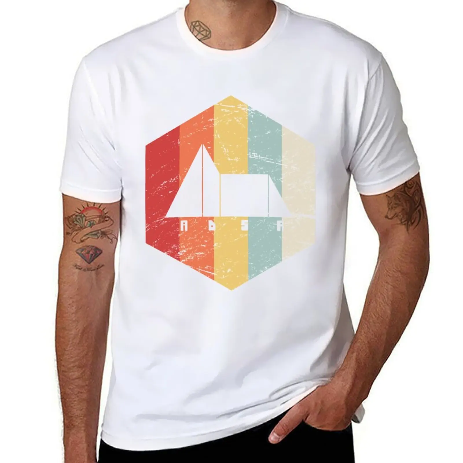 

Retro Synthesizer ADSR Classic T-Shirt t shirt man plain man t shirts high quality luxury brand T-Shirt